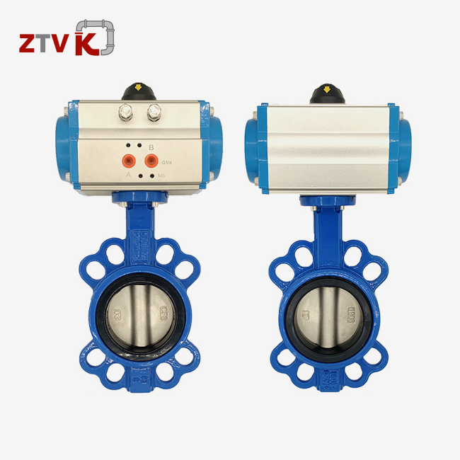 Pneumatic Actuated Wafer Butterfly Valve